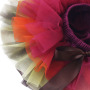 New arrival Amazon cotton soft colorful tulle baby ruffle trousers diaper pants