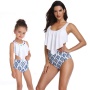 Cheap high quality custom printed designer swimsuits  2021 child swimwear girl