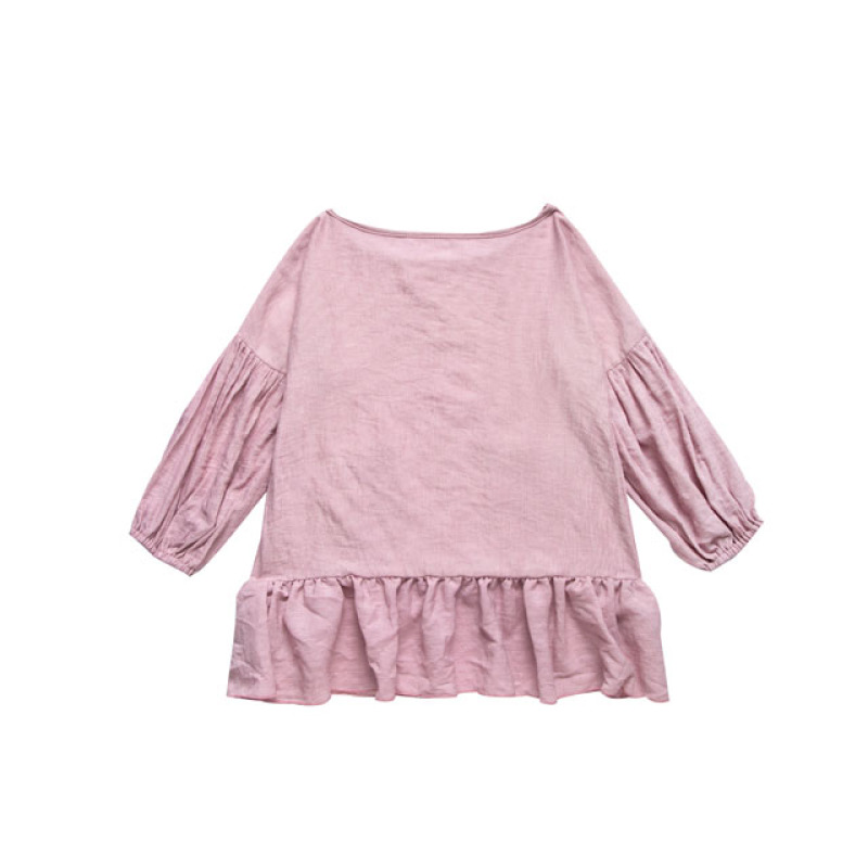 2-8 Years 2018 Autumn Winter Polyester Kids Bulk Clothing Tops Baby Girl Shirts