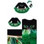 Wholesale Custom Long Sleeve Lap Shoulder Baby Girl Dress For St Patrick's Day