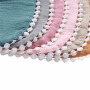 2020 new adjustable newborn cute lace toddle pure cotton  baby bibs aprons