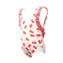 Swimwear trend 2021 backless  halter neck one piece swimsuit custom fruit bikini