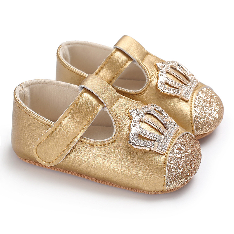 Custom High Quality Designer Newborn Baby Girls Flower Prints Shoes Prewalker for School