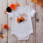 2021 white cute breathable halloween embroidered plain baby rompers
