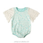 Princess summer boutique girls clothes romper sweet white lace baby cotton romper