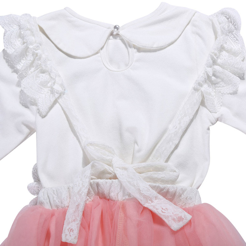 Fashion Design Baby Girls Suspender Skirts And Long Sleeve Outfits Clothing Set