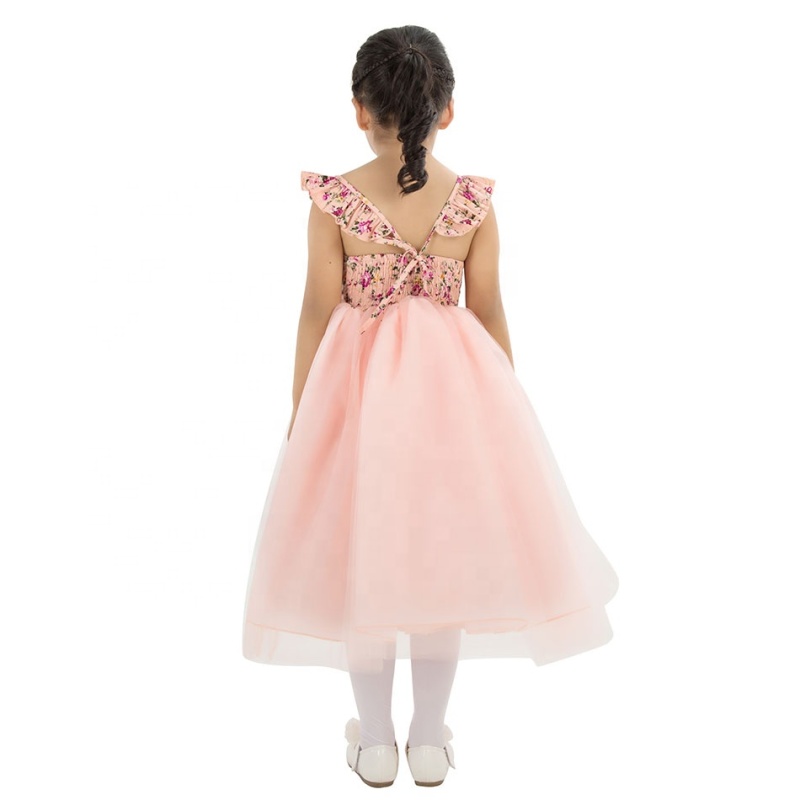 Custom Latest Children Frocks Design Kid Evening Party Clothes Dresses For Girls