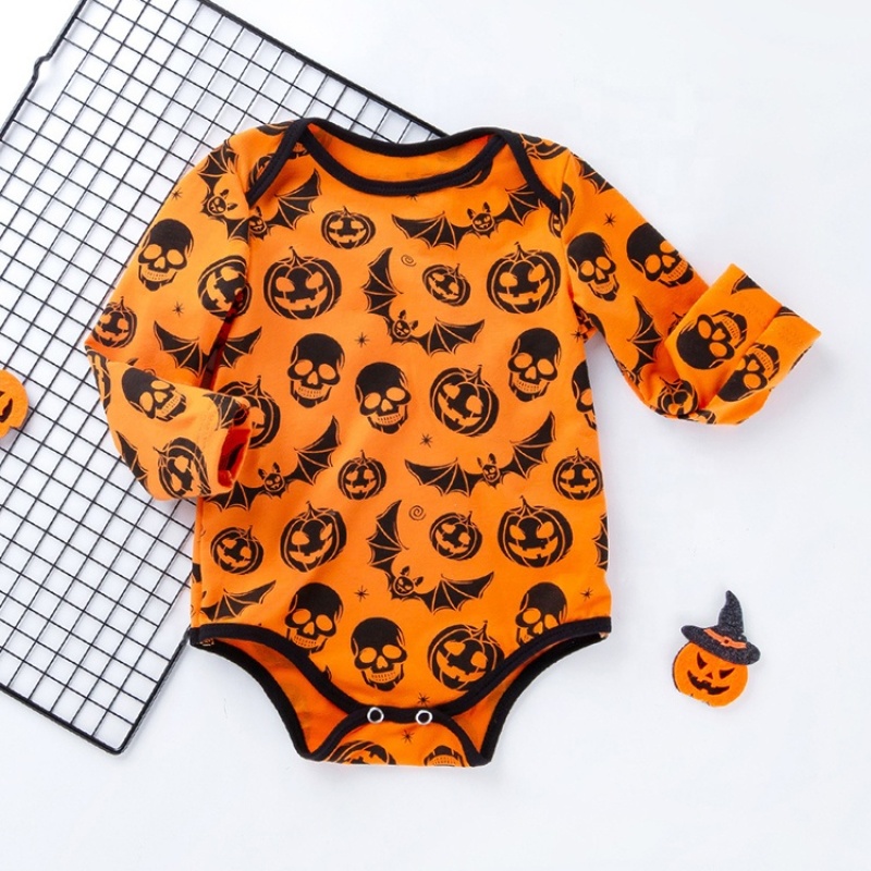 Cheap high quality halloween baby costume kid  long sleeve romper