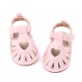 Fashion comfort cute leather baby shoes soft hollow sandals