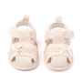 2021 new design summer baby breathable shoes cotton bow sandals