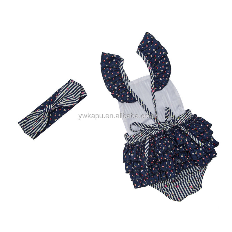 The new design of baby crawling comfortable cute beach Bella romper