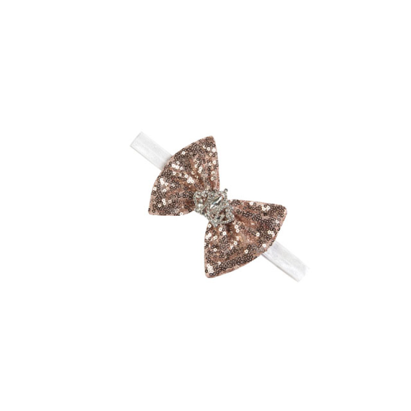 1 Piece hair accessories sequin bow knot baby lace baby girls hair head band