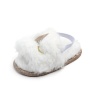 2021 wholsales fashionations comfort fluffy infant slip-on sandals
