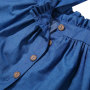 KAPU Cotton denim kid  toddler baby girl jean mini suspender skirt