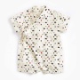 Manufactory summer vintage baby clothing organic cotton rompers