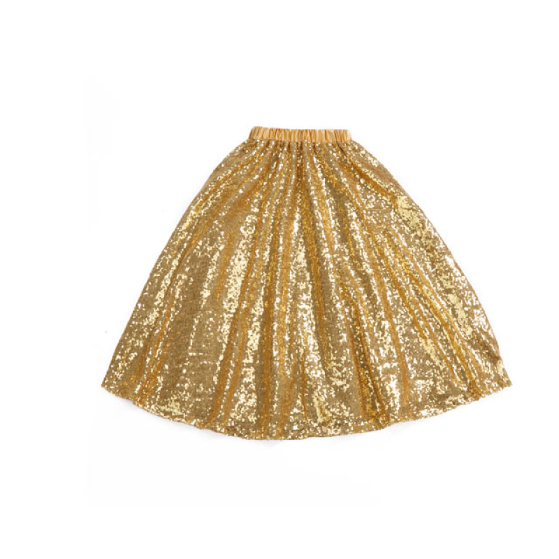 Top fashion girls sequined skirt girls clothes in short skirts no top