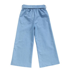 New arrival autumn soft Cotton long elastic waist latest design jeans denim girl  pants