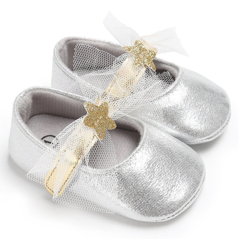 Wholesale Luxury Glitter Hook and Loop Gold Silver Pink Black Sequin Shoes for Baby Girls
