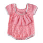 Wholesale price custom  toddler winter baby girl birthday romper clothes