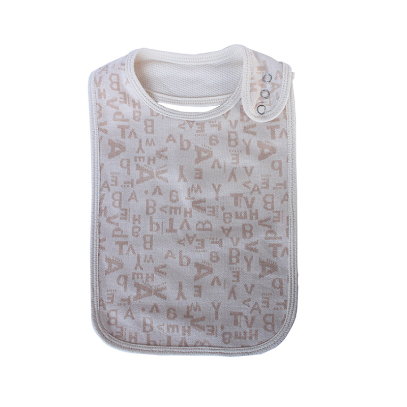 Factory OEM super soft warm and breathable muslin 100% organic cotton bibs baby