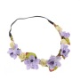 Amazon Hot Sale Baby Girls Headband with Artificial Flowers