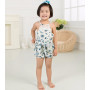 Wholesale newborn baby clothing organic cotton floral rompers and jumpsuits baby outfit