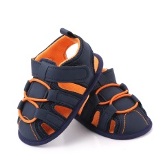 Factory direct sale round toe hollow out baby boy sandals