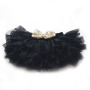 New design thanks giving shiny bow elastic waist tutu baby girl pants cotton