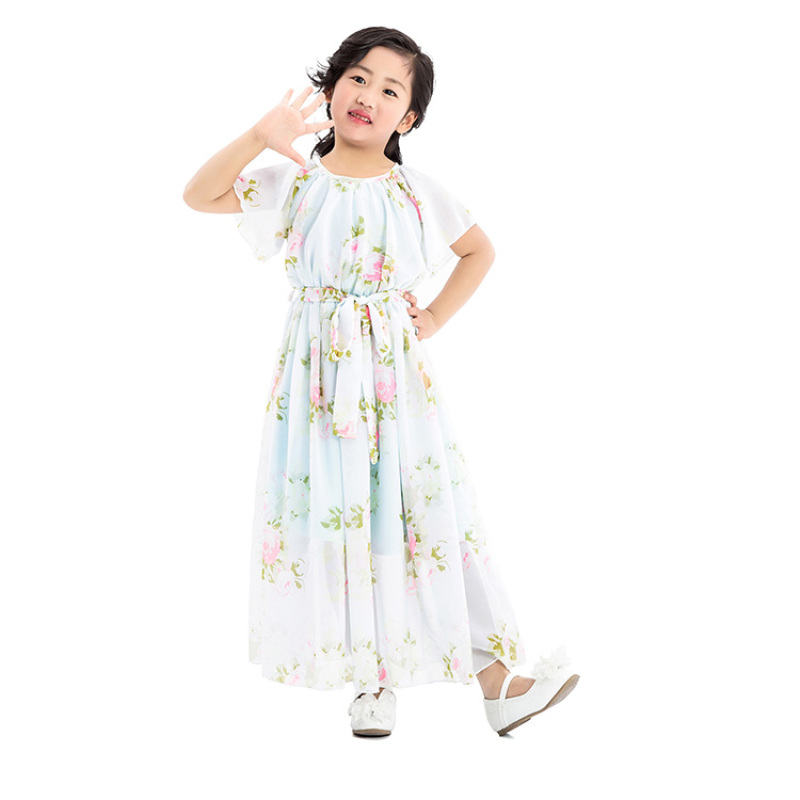 Chinese Suppliers High Quality Children Chiffon Fairy Dresses Boutique Clothing for Girls Guangzhou