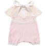 New Design Lace Cotton Romper Suit Newborn Baby Clothes  cute Jumpsuit Baby Girl Fashionable Clothing
