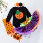 Halloween luxury 2021 girls tutus baby kid 1 year boutique sets