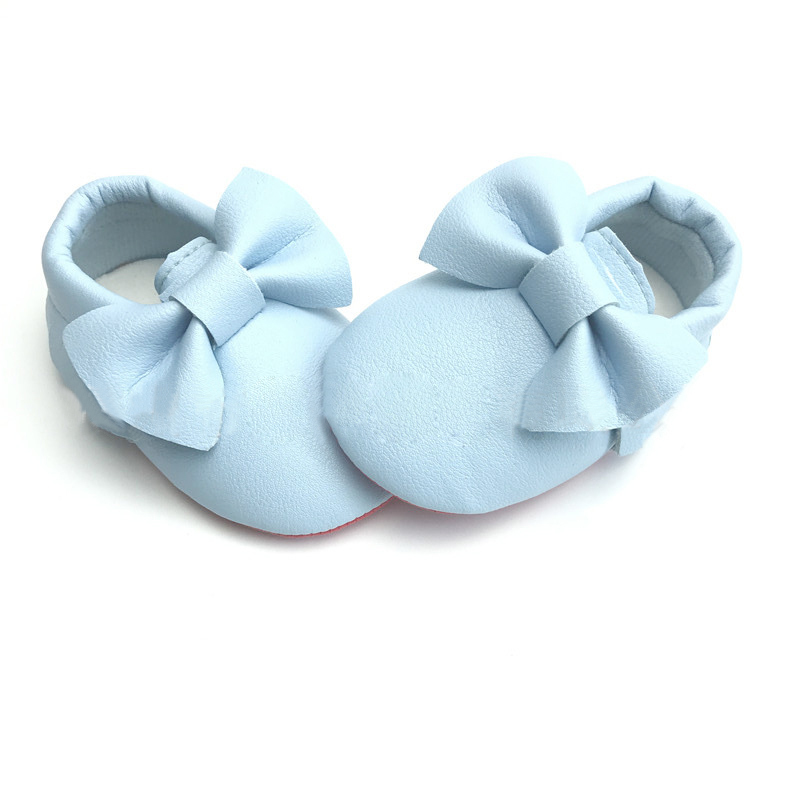 Newborn Infant Soft  Baby  Leather Shoes Bow Tassel Toddler Shoes For Girl 0-1Year