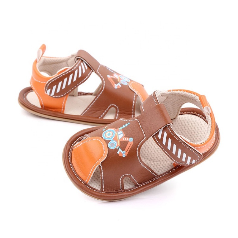 Manufacturer cute fashionations round toe leather toddler sandals