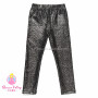 Popular fashion latest shiny leather pants wholesale baby girl leggings