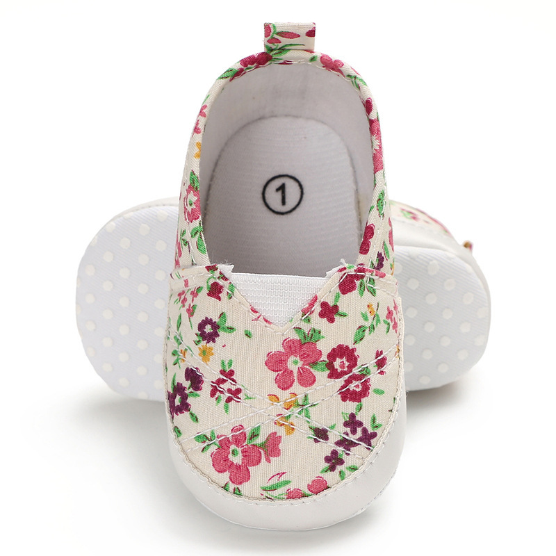 Promotional Fashion Designer 1year Baby Toddlers Girls Polka Dot Shoes for Casual Wear
