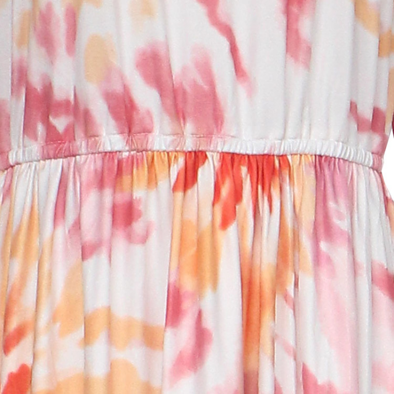 High quality plus size maxi tie dye ladies beach dress women casual women dress