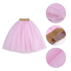 2019 New Design Fancy baby girl tutu tulle dance dress multi color long maxi skirt