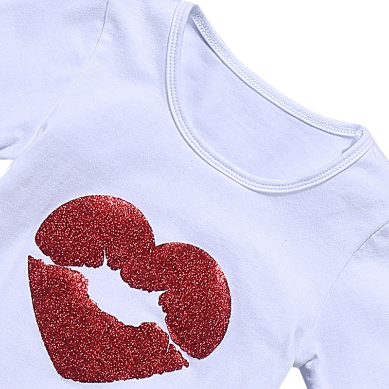 China Factory Wholesale Sweet Kids Girls Spring Outfit with a Headband 3 Pieces Sets
