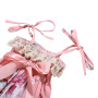 Wholesale Western Backless Sling Cotton Clothes Pretty Gallus shivering Ruffles Dresses Jumper for Baby Girls