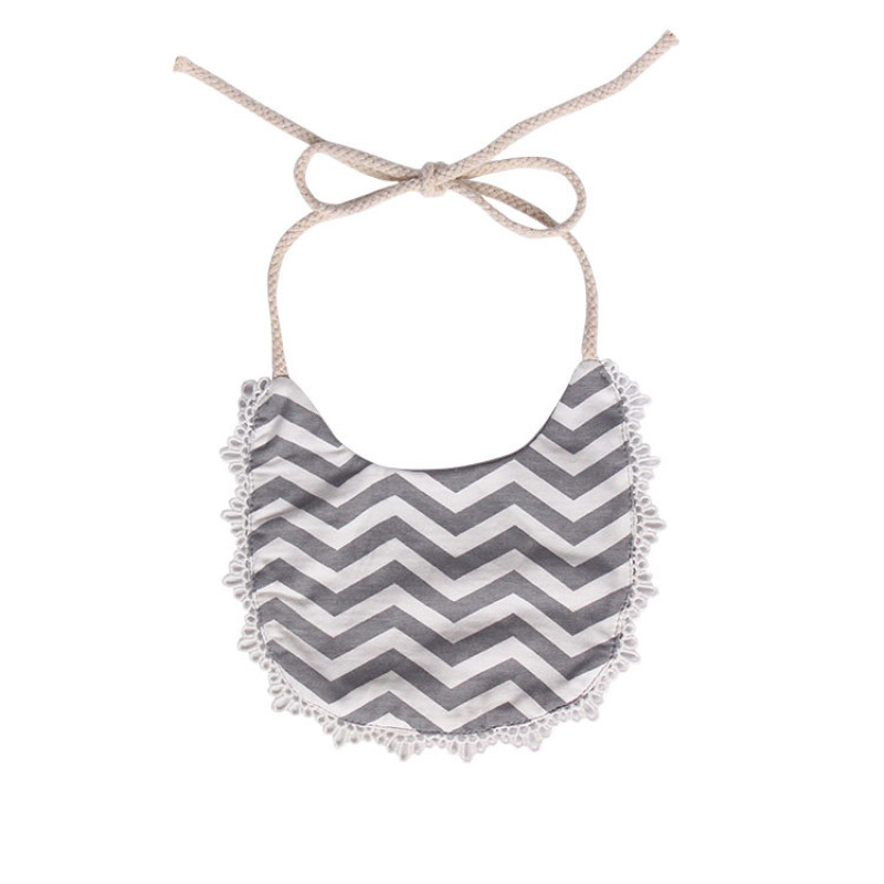 New arrival amazon hotsale safely double sided muslin baby cotton bandana bibs