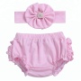 Cute Baby Girls Cotton Ruffles Bloomers Diaper Covers Baby Bloomers