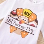 2021 thanksgiving day high quality baby tutu skirt  leg warmers romper sets