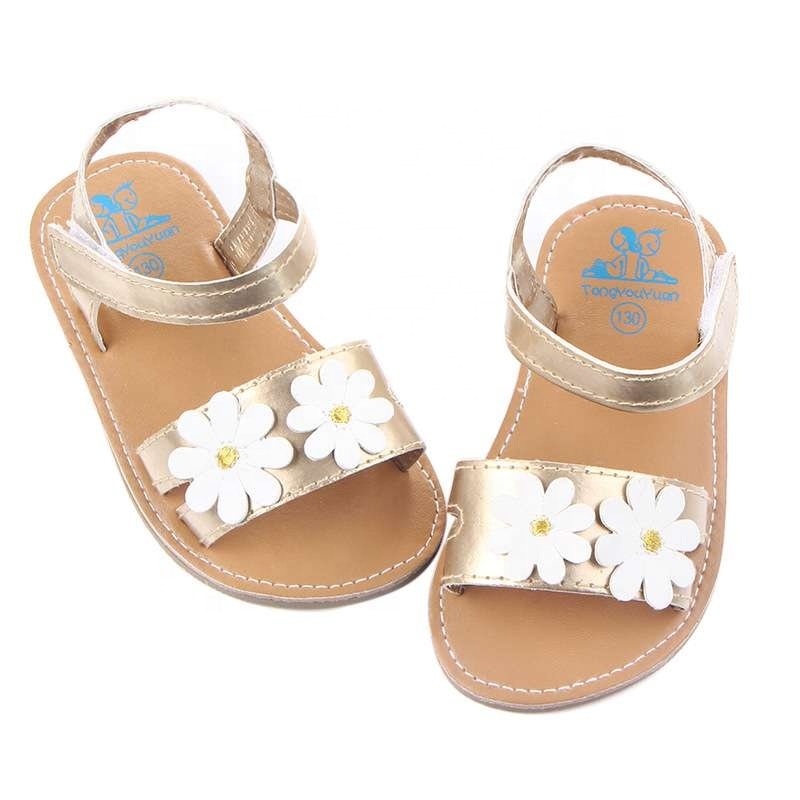 Favorable toddler shoes baby  strap flower sandals