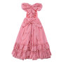 High quality polyester little children baby girls party flower dresses