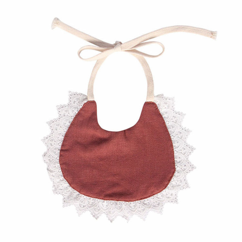 Cheaper price muslin lace comfortable safe baberos bebe baby burp cloth