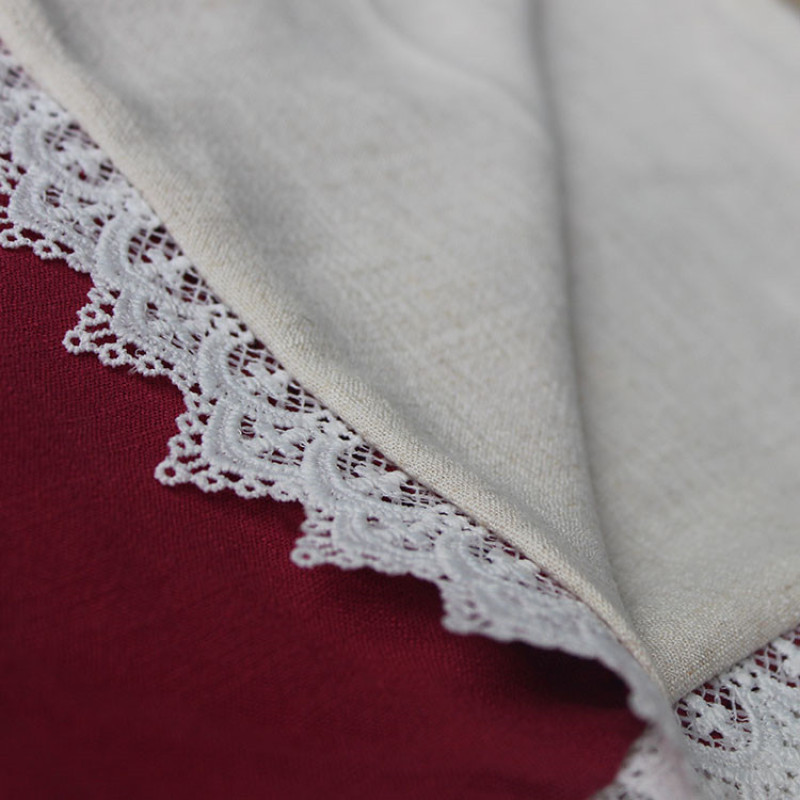 Beautiful design wholesale breathable lace cotttn linen soft baby cover swaddle blanket
