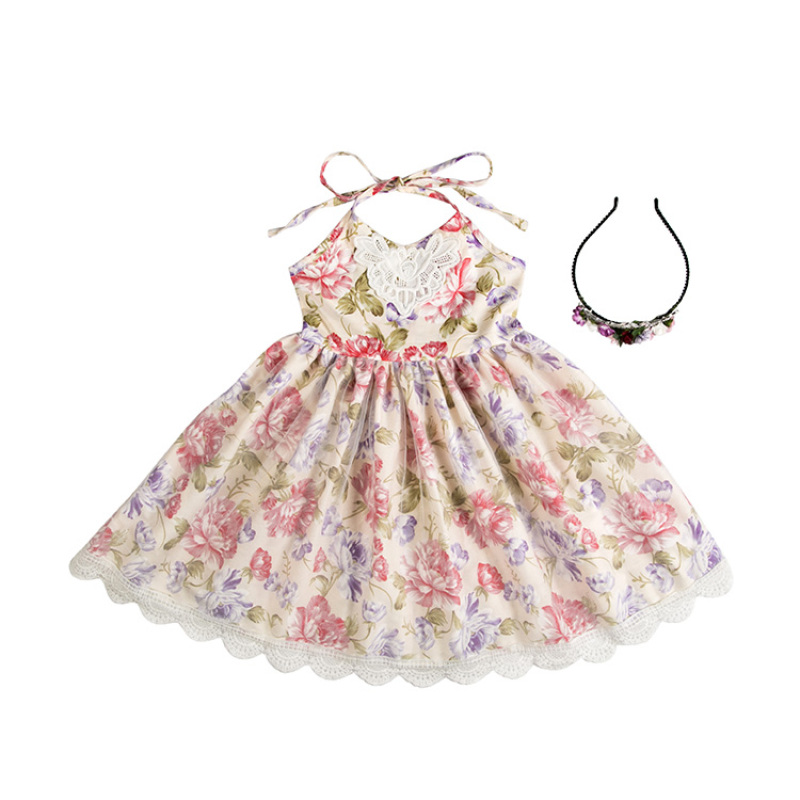 Wholesale Children Boutique Casual Dress For Girls 