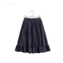 New Style Comfortable Baby Girl 4 Colors Wholesale Ruffle Long Women Casual Skirt