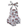 Baby stain floral cotton romper bubble romper on sale