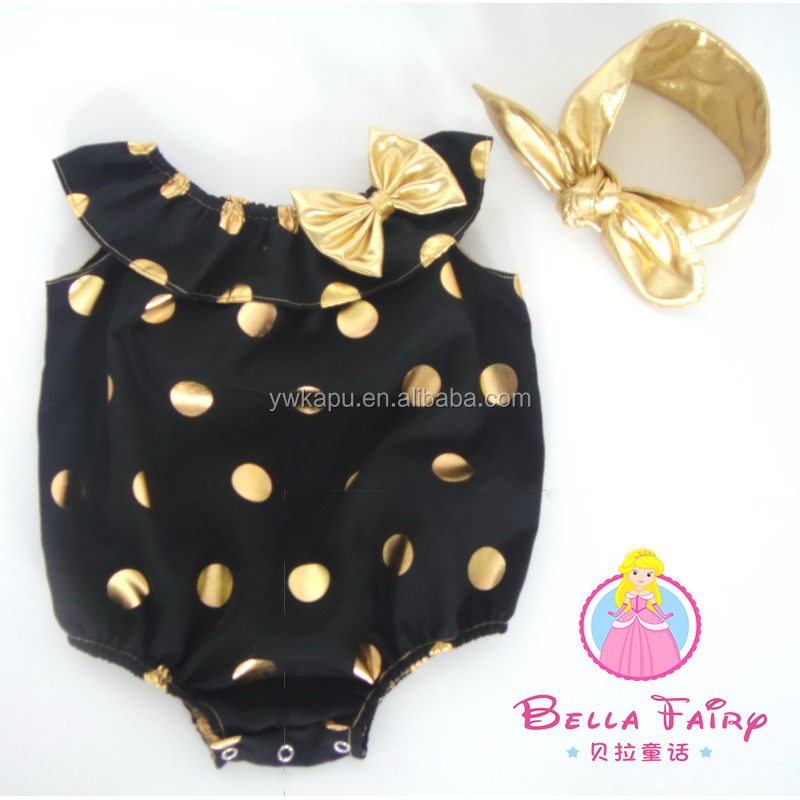 wholesale baby girls seaside bella cotton romper, with snaps closure on bottom